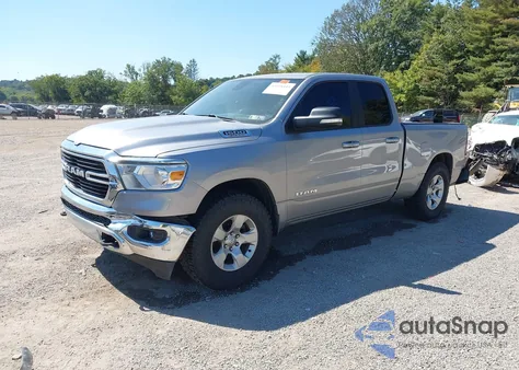 2021 Ram 1500 Big Horn 4X4 6'4 Box from USA, damaged, VIN 1C6SRFBT2MN741629